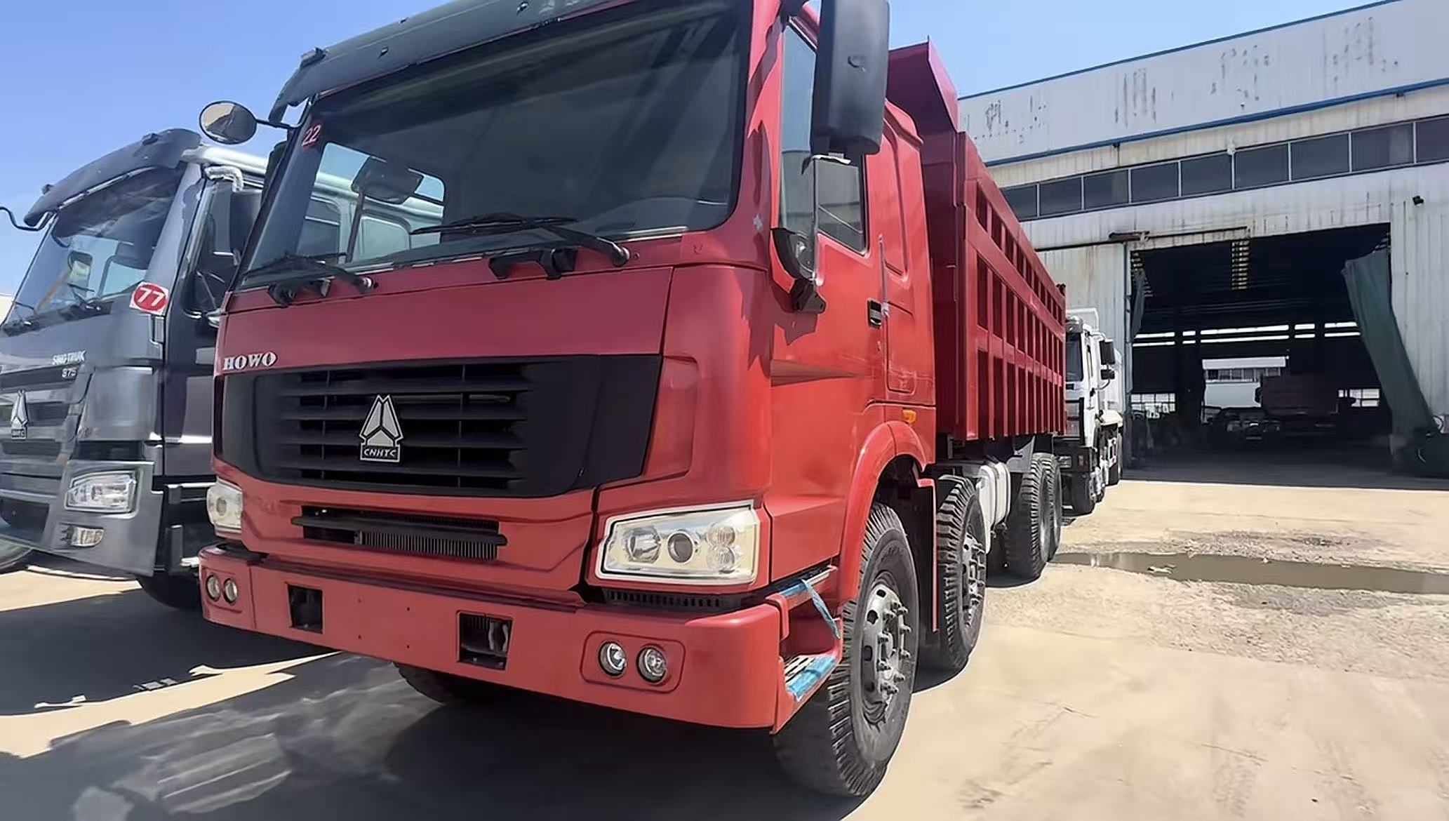 Used HOWO 6x4 dump truck exported to Ghana