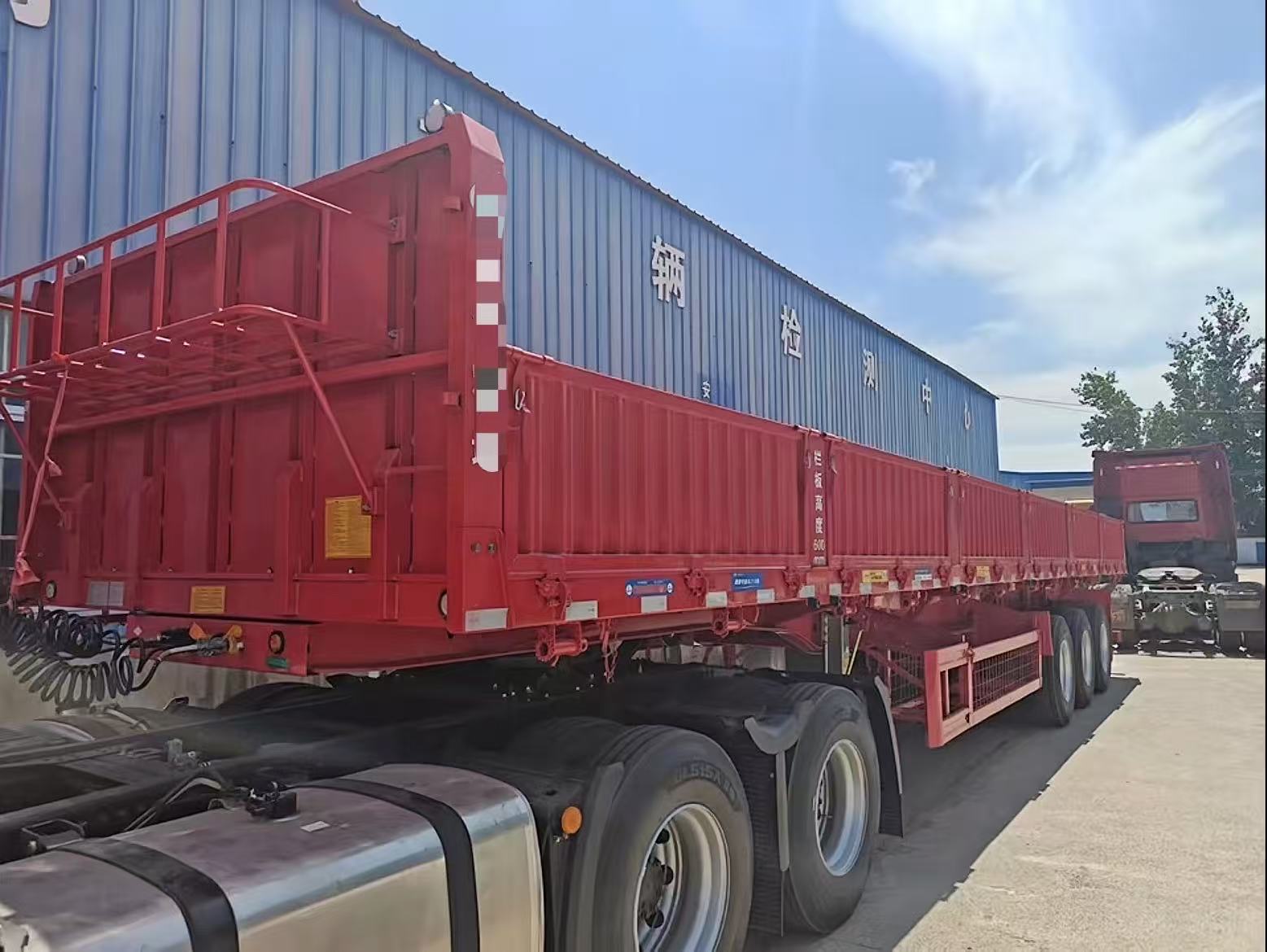 Side tipper semi trailer supplied for mining transport in Tanzania