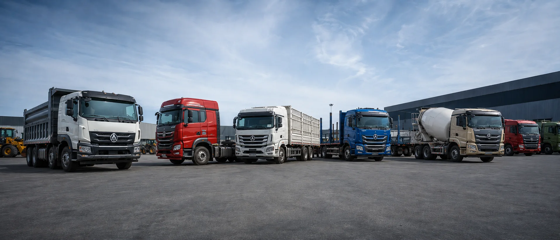 Multiple commercial vehicle types available