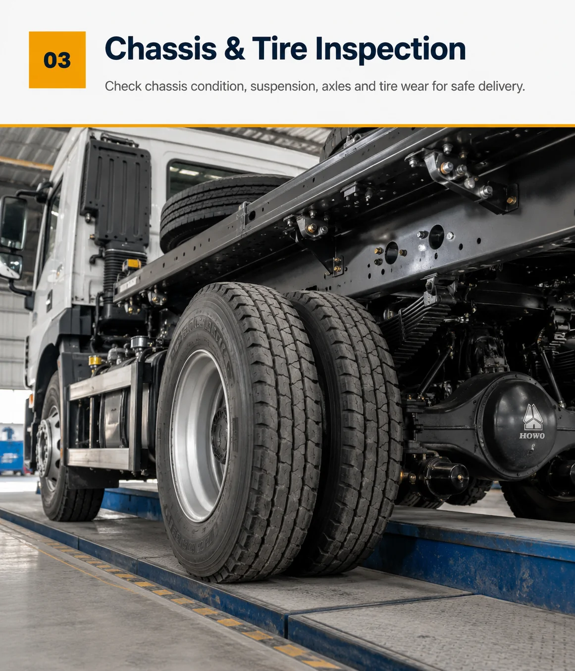 Cabin and basic function inspection before export