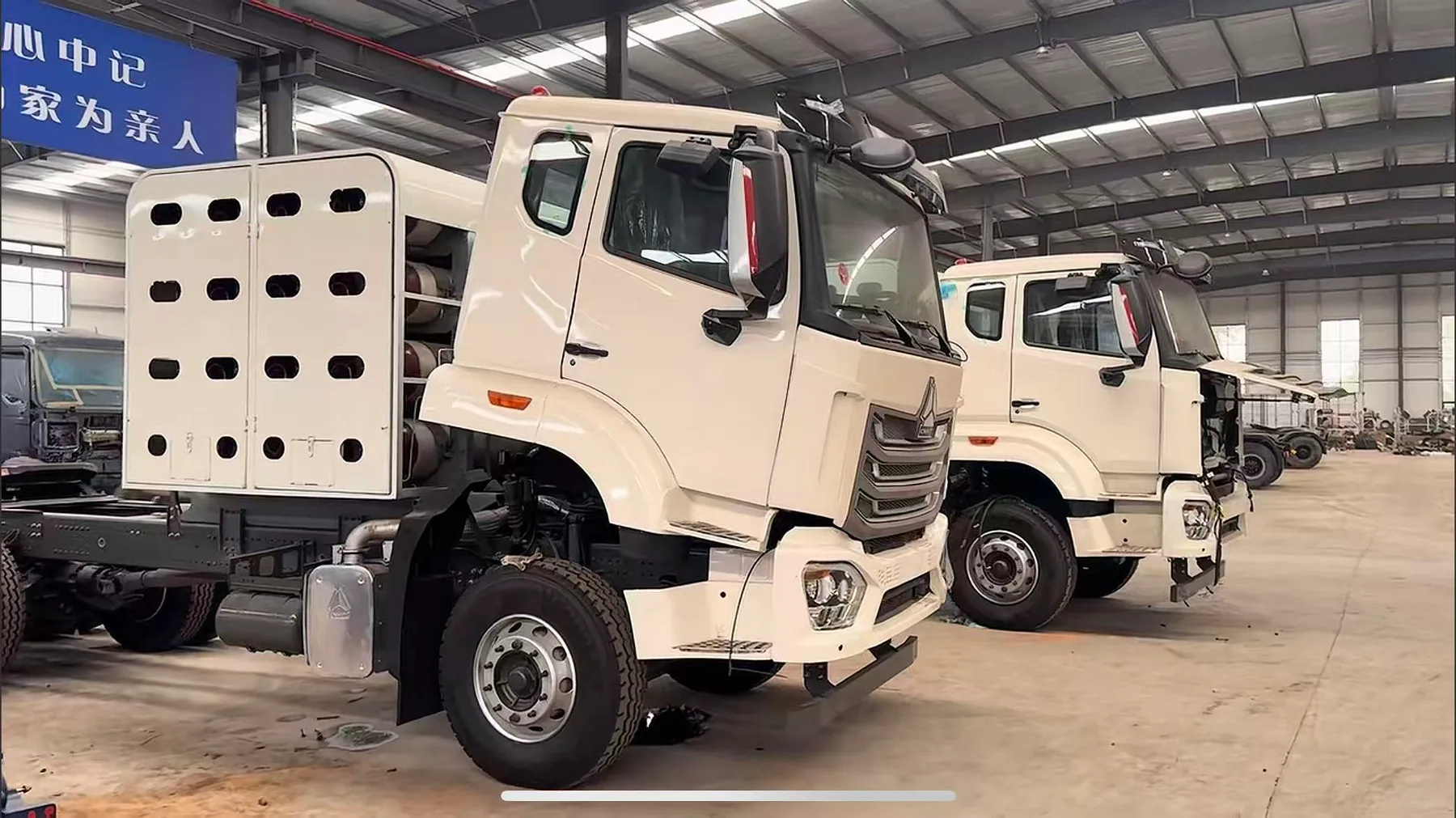 Commercial vehicle preparation facility