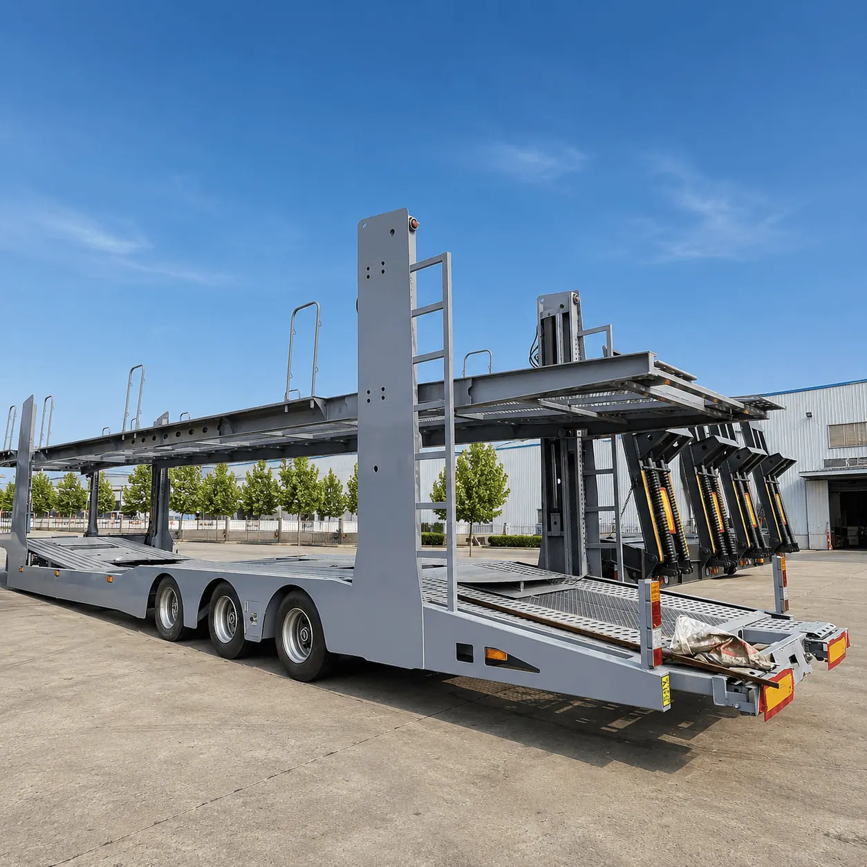 Car Carrier Semi-Trailer detail photo
