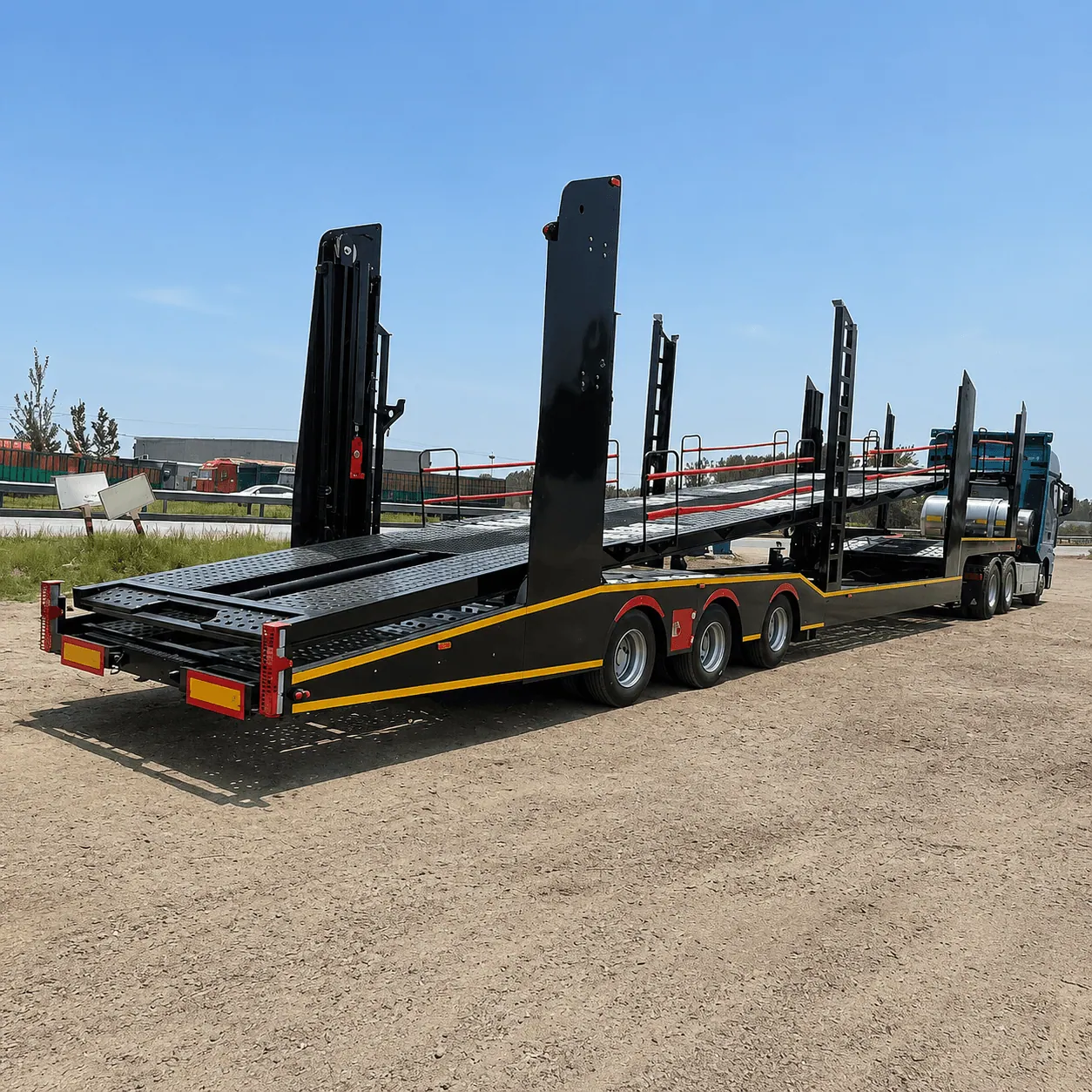 Car Carrier Semi-Trailer product display