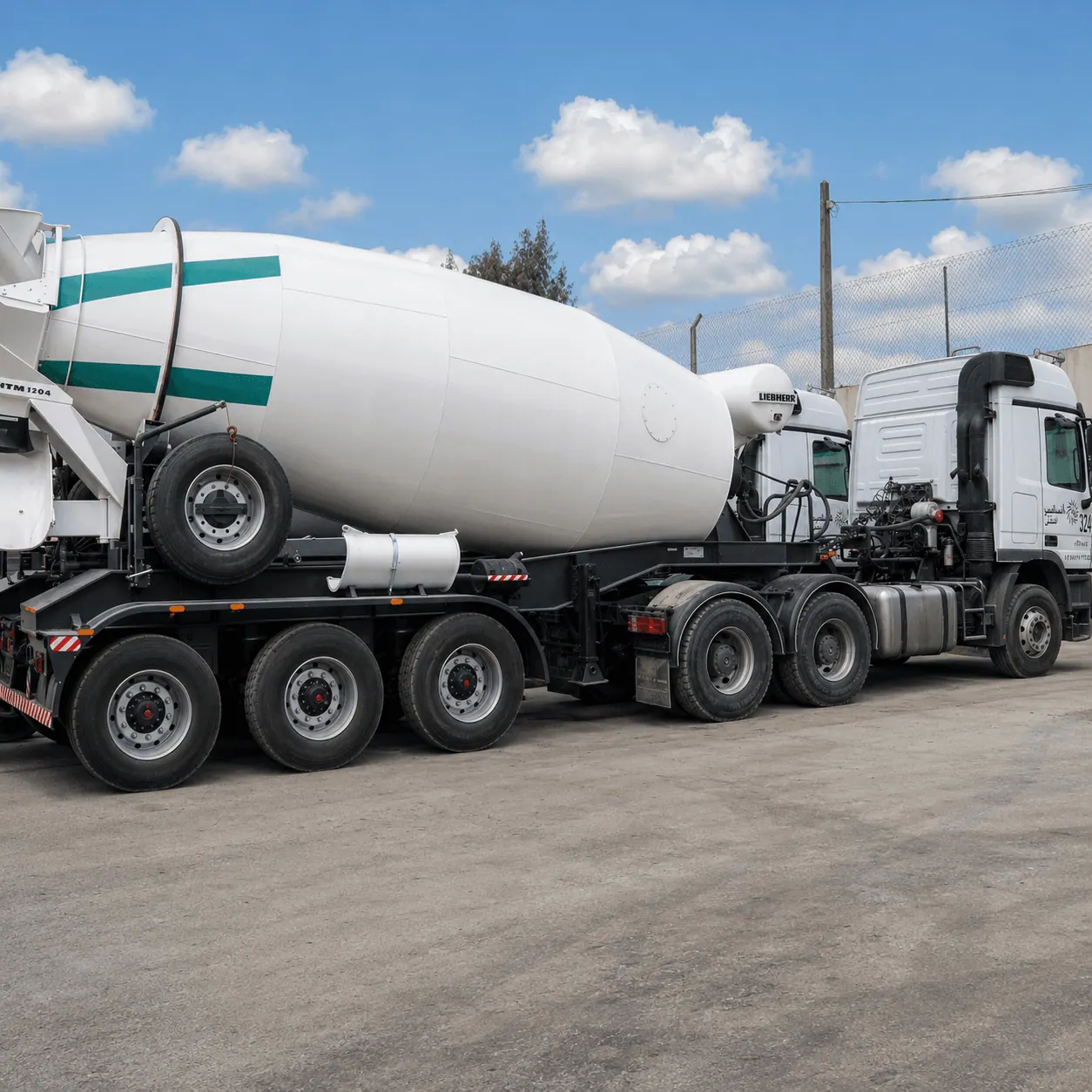 Concrete Mixer Semi-Trailer product display
