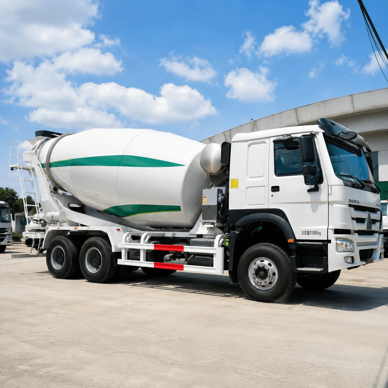 Concrete Mixer Semi-Trailer detail photo
