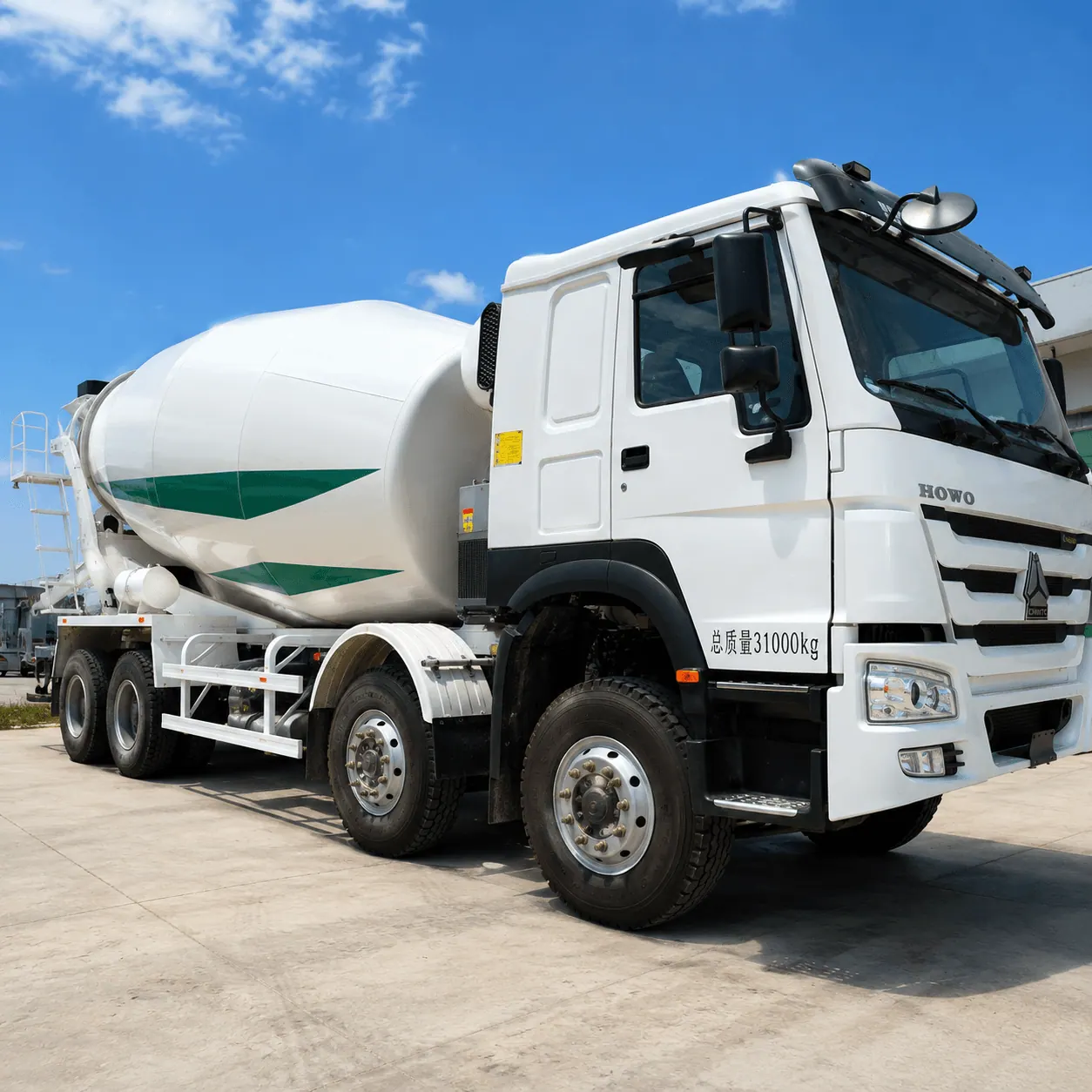 Concrete Mixer Semi-Trailer detail photo