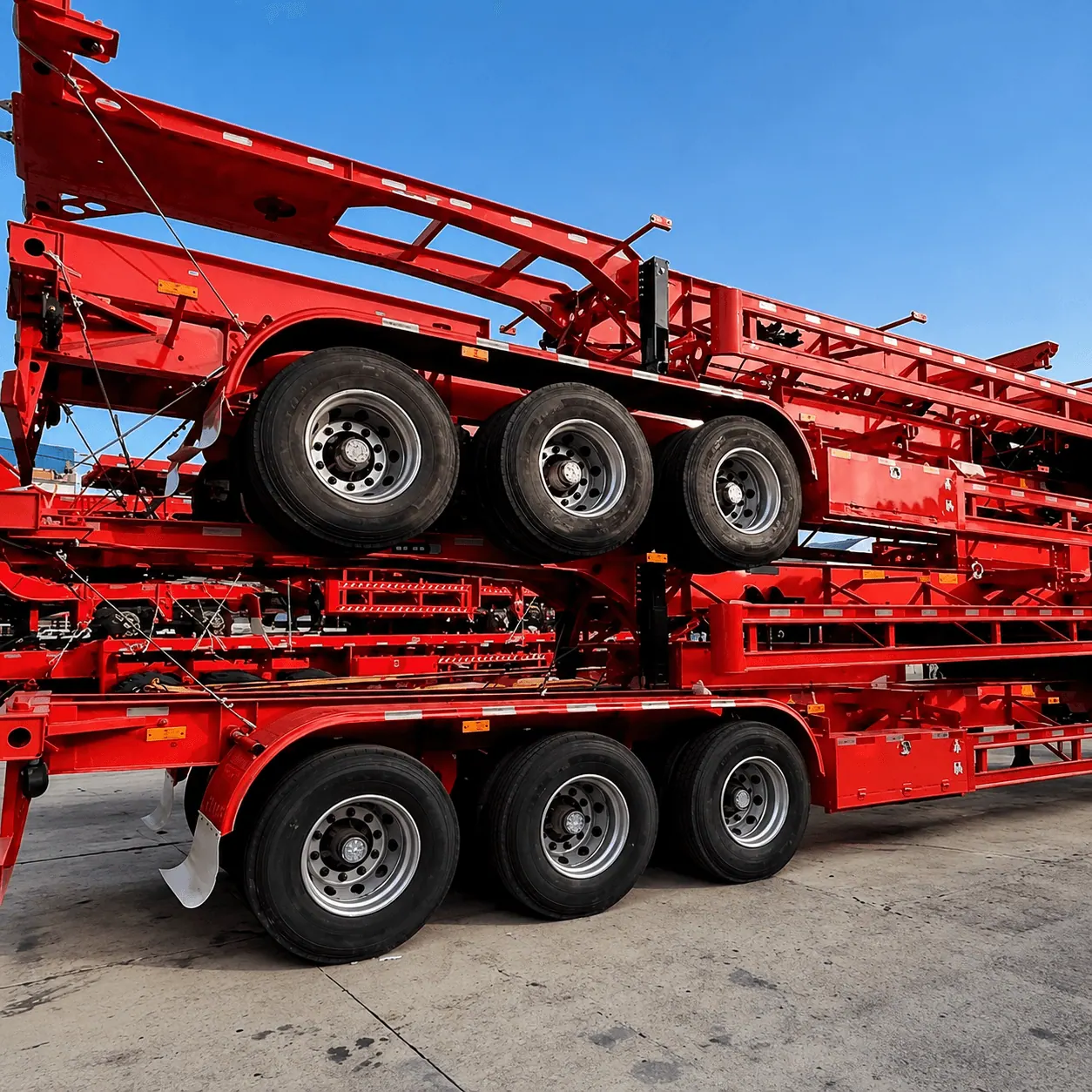 Container Skeleton Semi-Trailer product display