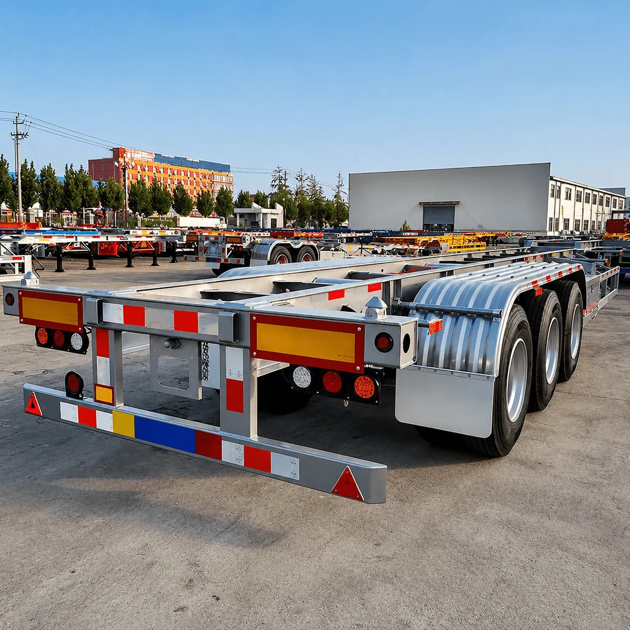 Container Skeleton Semi-Trailer product display