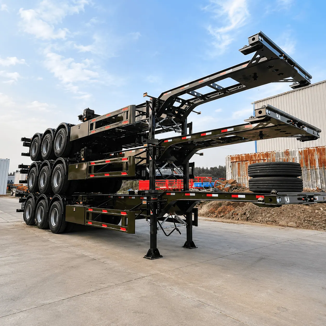 Container Skeleton Semi-Trailer product display