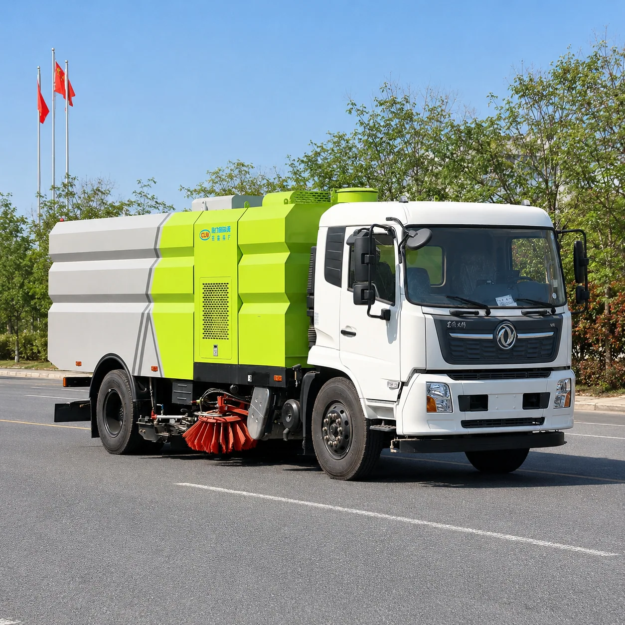 Dongfeng Road Sweeper Truck 95 / 120 / 140 / 170 / 190HP Available photo 1
