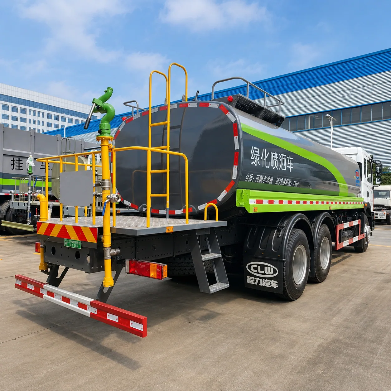 Dongfeng T5 Water Tanker Truck 210 / 240 / 260 / 290HP 12 / 15 / 20 / 25CBM Available – Water Sprinkler Optional detail photo