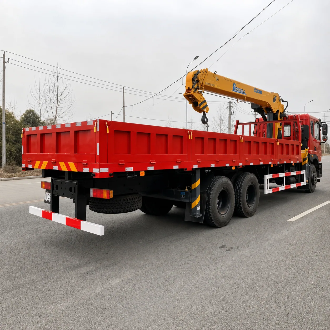 Dongfeng Truck Mounted Crane 140 / 170 / 190 / 210 / 240 / 260 / 290HP 3.2 / 5 / 6.3 / 8 / 10 / 12 / 14T Available product display