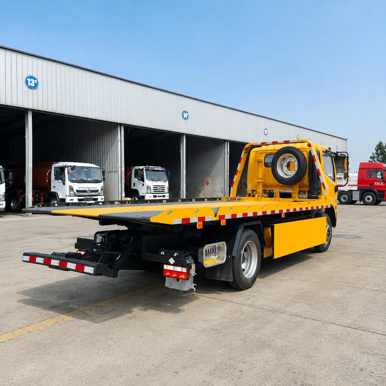 Dongfeng Wrecker Truck 115 / 120 / 140 / 170 / 190HP 3 / 4 / 5 / 8T Available detail photo