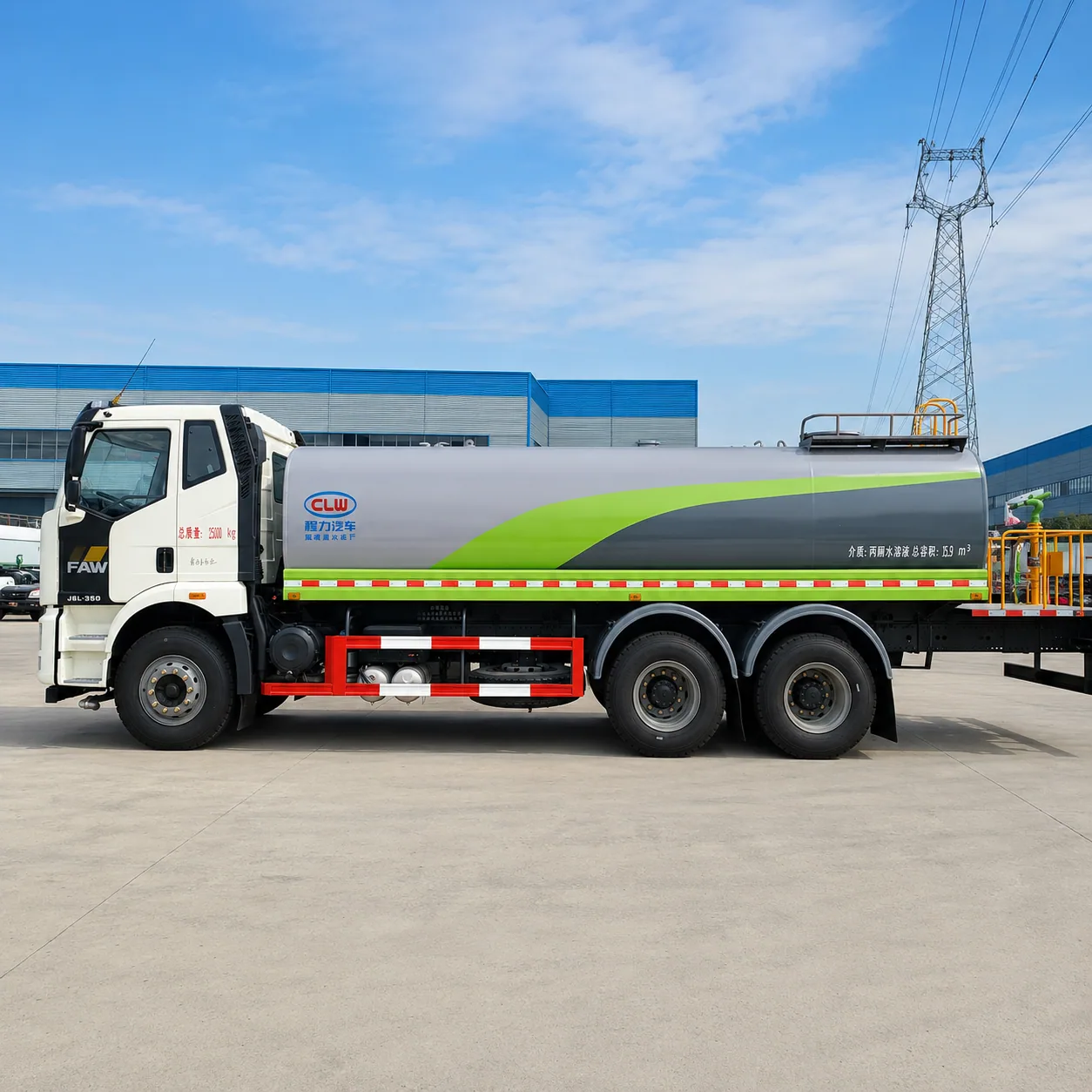 FAW Jiefang J6L Water Tanker Truck 180 / 220 / 240 / 260HP 10 / 12 / 15 / 18CBM Available – Water Sprinkler Optional detail photo