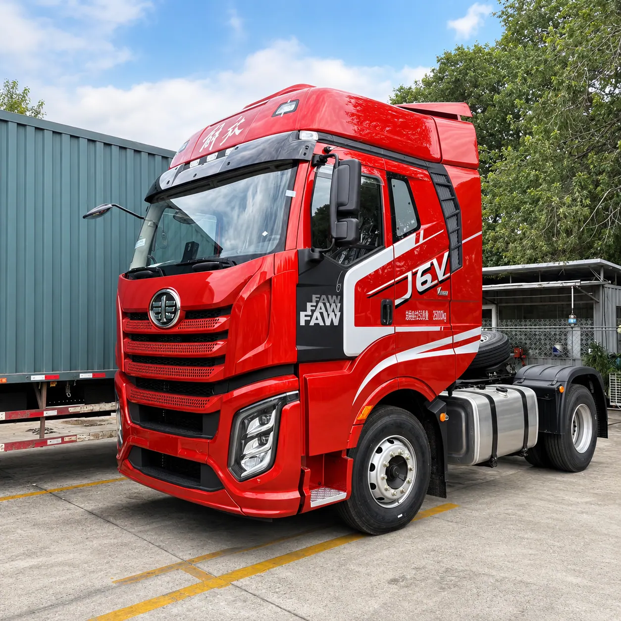 FAW Jiefang J6M / J6V 4×2 Tractor Truck 280 / 320 / 350 / 460 / 500 / 520HP Available product display