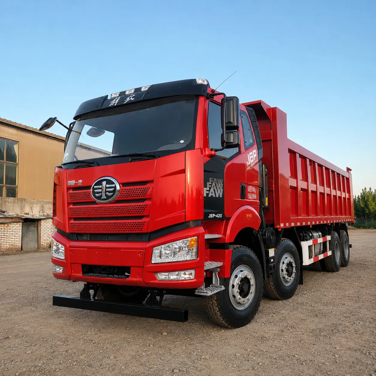 FAW Jiefang J6P / CA3310 8×4 Dump Truck 350 / 375 / 390 / 420 / 460HP Available photo 1