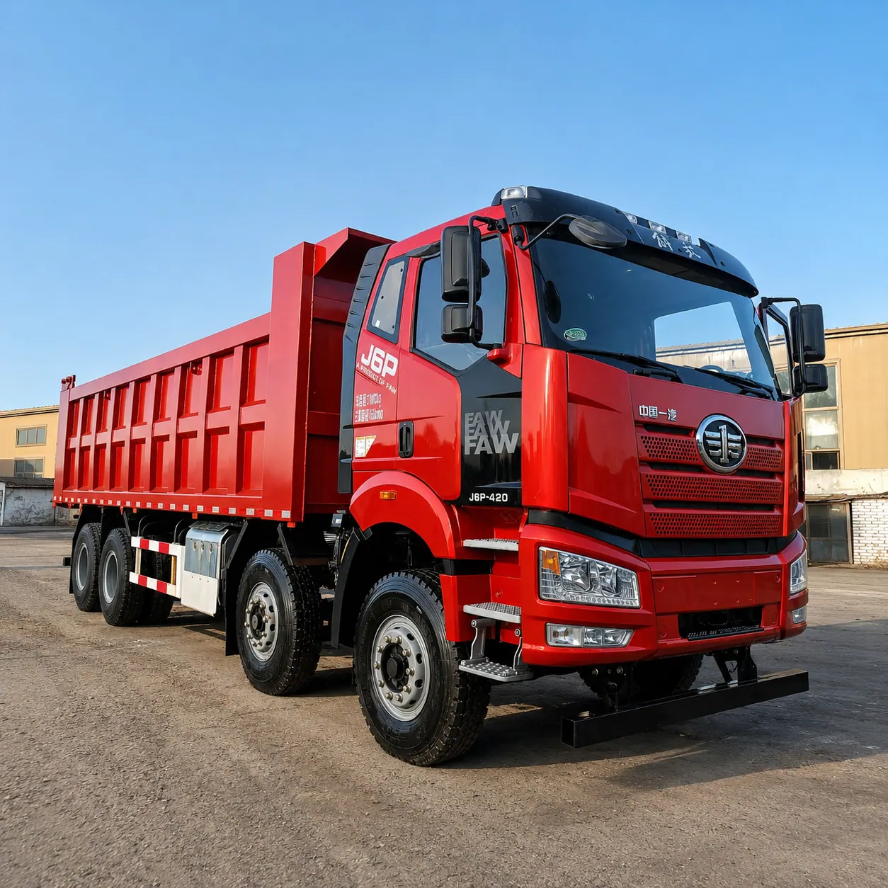 FAW Jiefang J6P / CA3310 8×4 Dump Truck 350 / 375 / 390 / 420 / 460HP Available product display