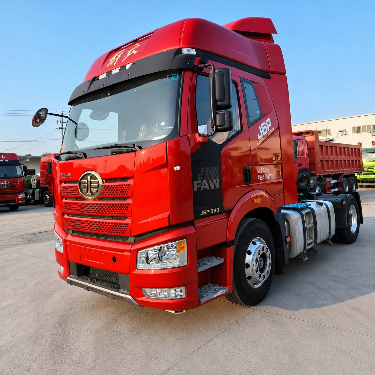 FAW Jiefang J6P / CA4180 4×2 Tractor Truck 350 / 375 / 390 / 420 / 460HP Available product display
