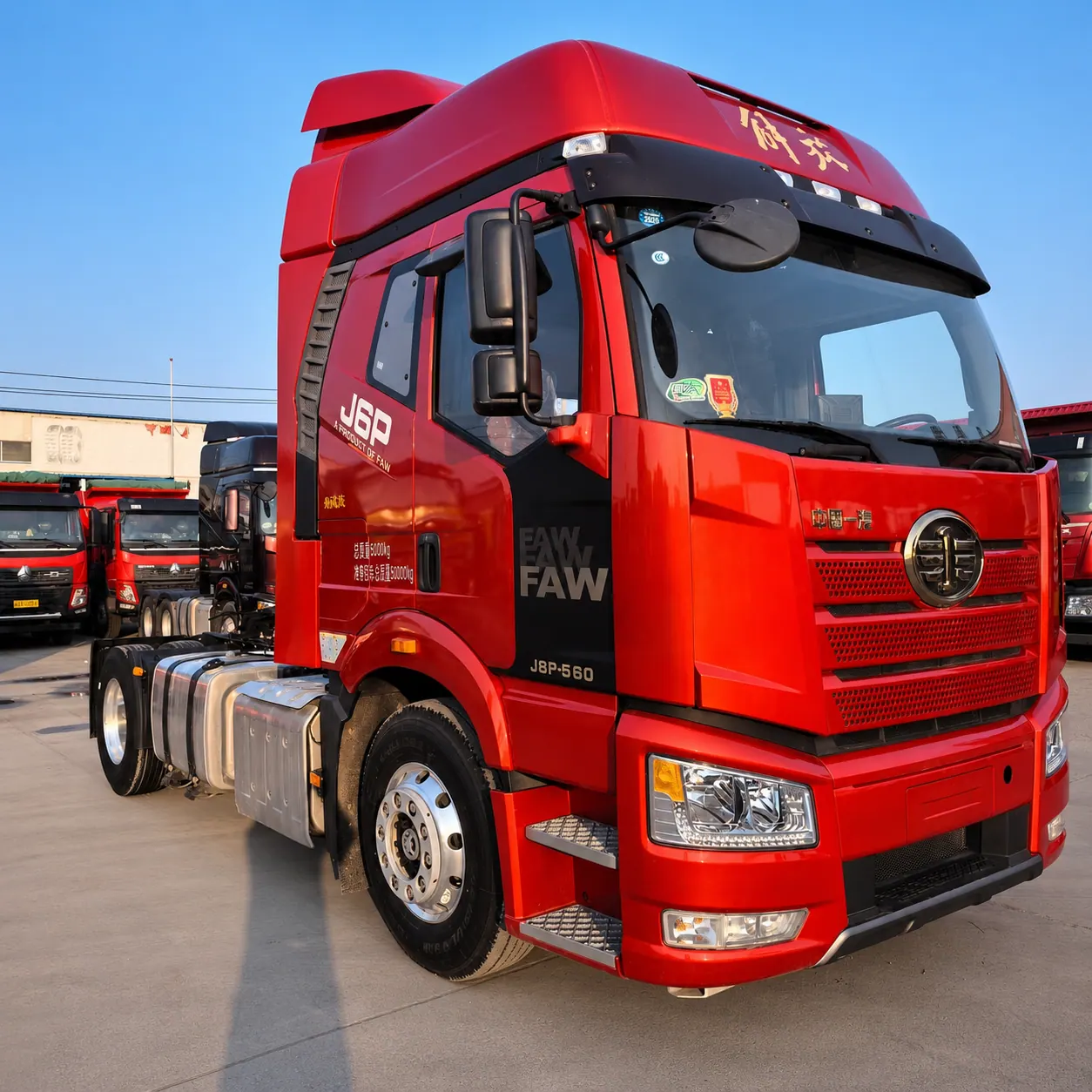 FAW Jiefang J6P / CA4180 4×2 Tractor Truck 350 / 375 / 390 / 420 / 460HP Available product display