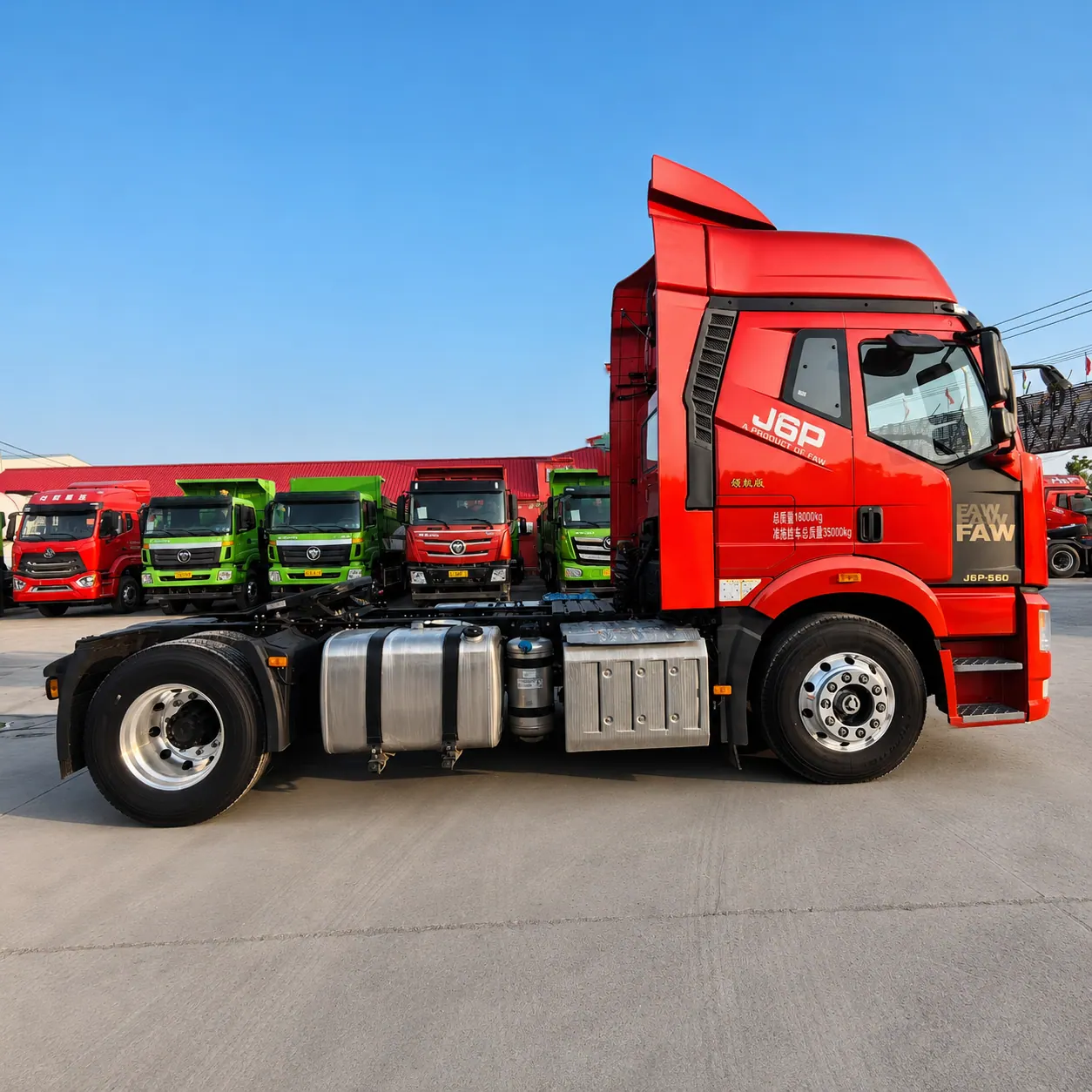 FAW Jiefang J6P / CA4180 4×2 Tractor Truck 350 / 375 / 390 / 420 / 460HP Available detail photo