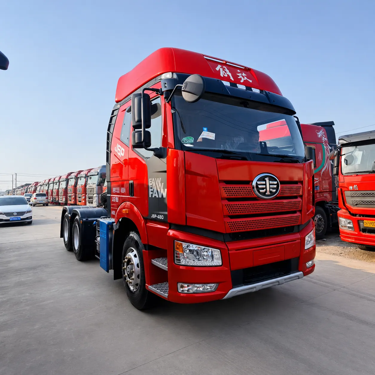FAW Jiefang J6P / CA4250 6×4 Tractor Truck 350 / 375 / 390 / 420 / 460HP Available detail photo