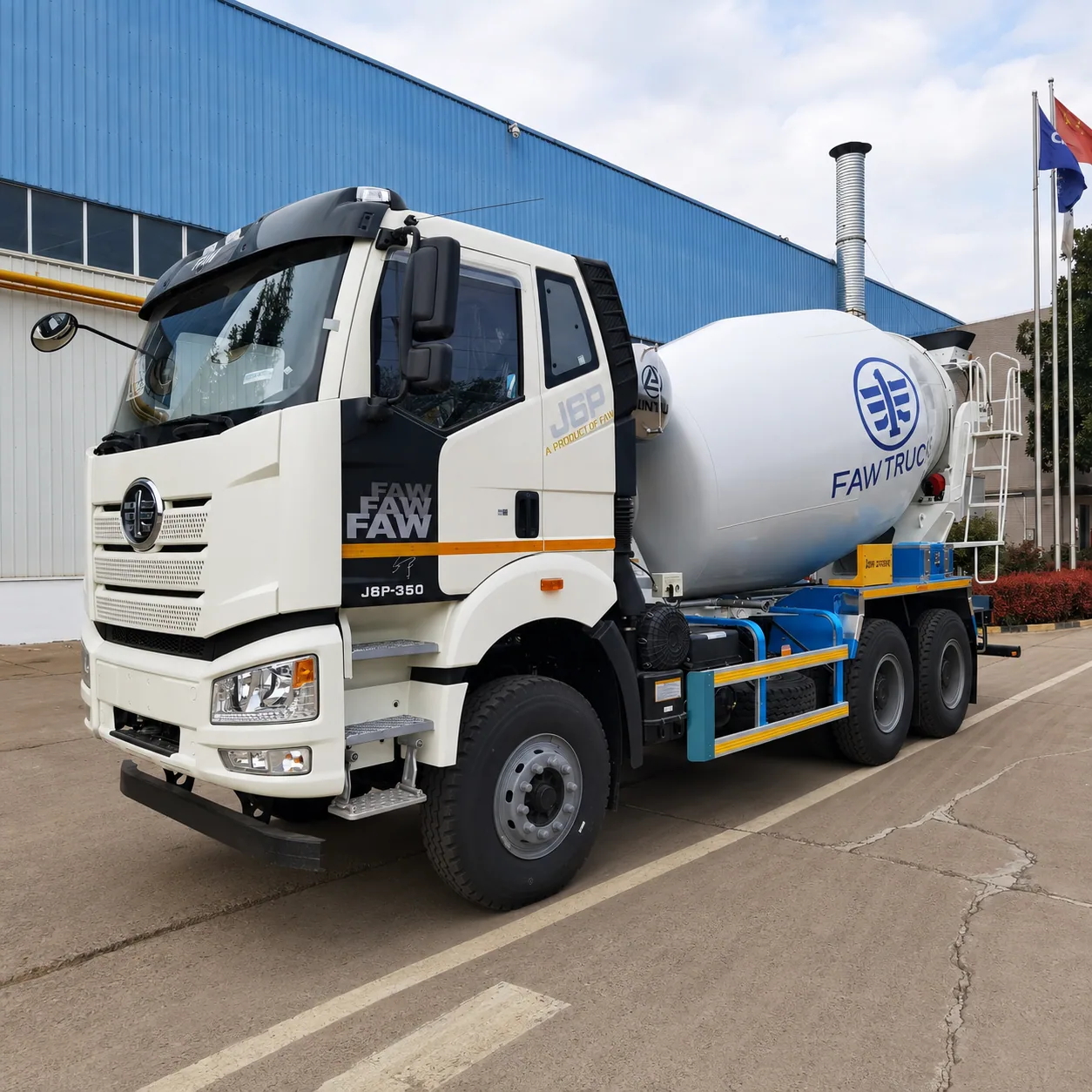FAW Jiefang J6P / JH6 Concrete Mixer Truck 280 / 350 / 375 / 390 / 420HP 6 / 8 / 10 / 12 / 14 / 16CBM Available photo 1