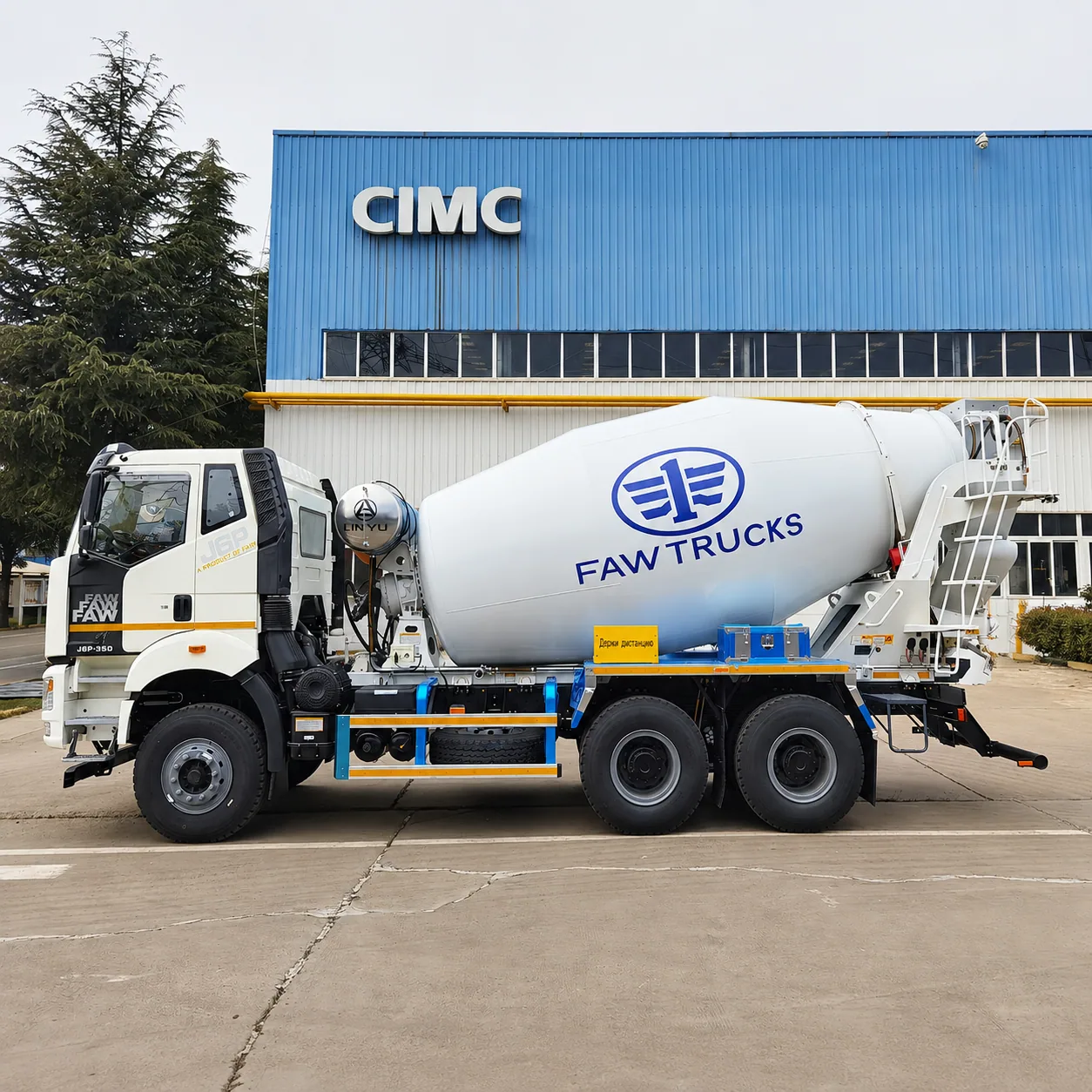 FAW Jiefang J6P / JH6 Concrete Mixer Truck 280 / 350 / 375 / 390 / 420HP 6 / 8 / 10 / 12 / 14 / 16CBM Available detail photo