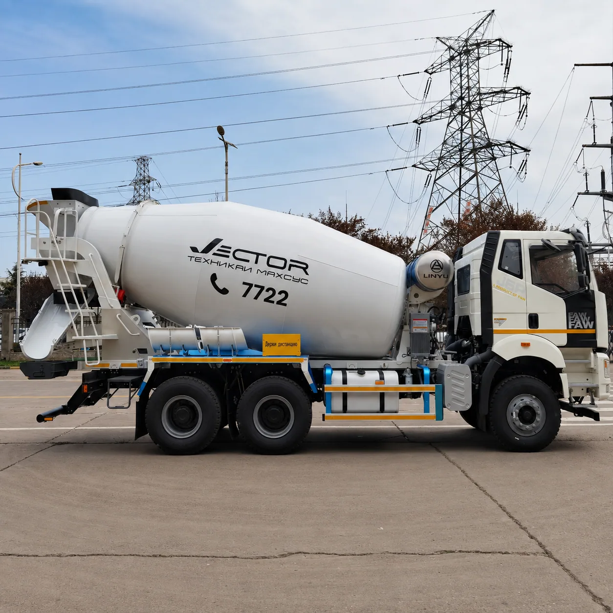 FAW Jiefang J6P / JH6 Concrete Mixer Truck 280 / 350 / 375 / 390 / 420HP 6 / 8 / 10 / 12 / 14 / 16CBM Available detail photo