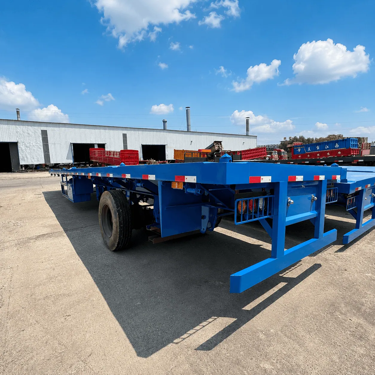 Flatbed Semi-Trailer detail photo