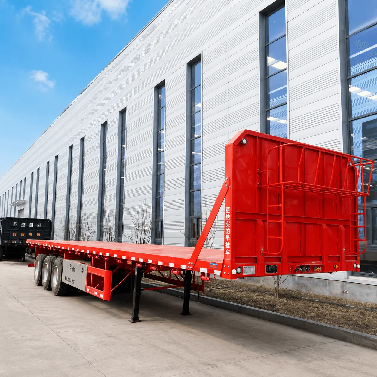 Flatbed Semi-Trailer product display