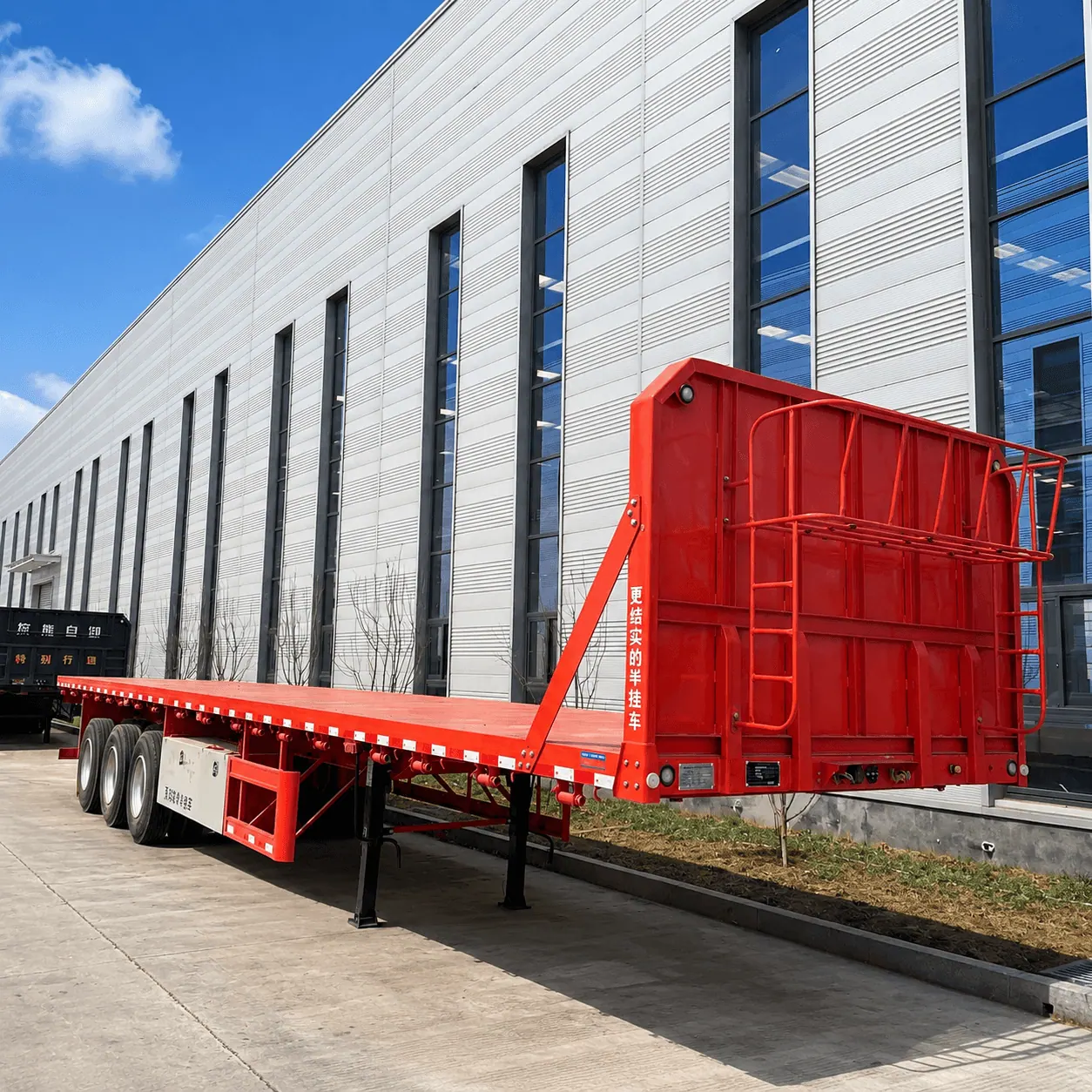 Flatbed Semi-Trailer detail photo