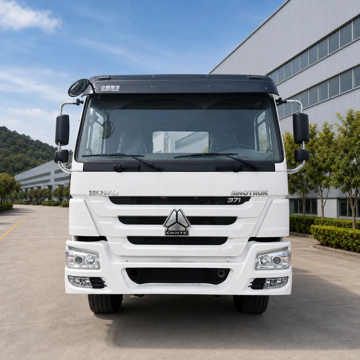 HOWO 6×4 tractor truck at the vehicle yard
