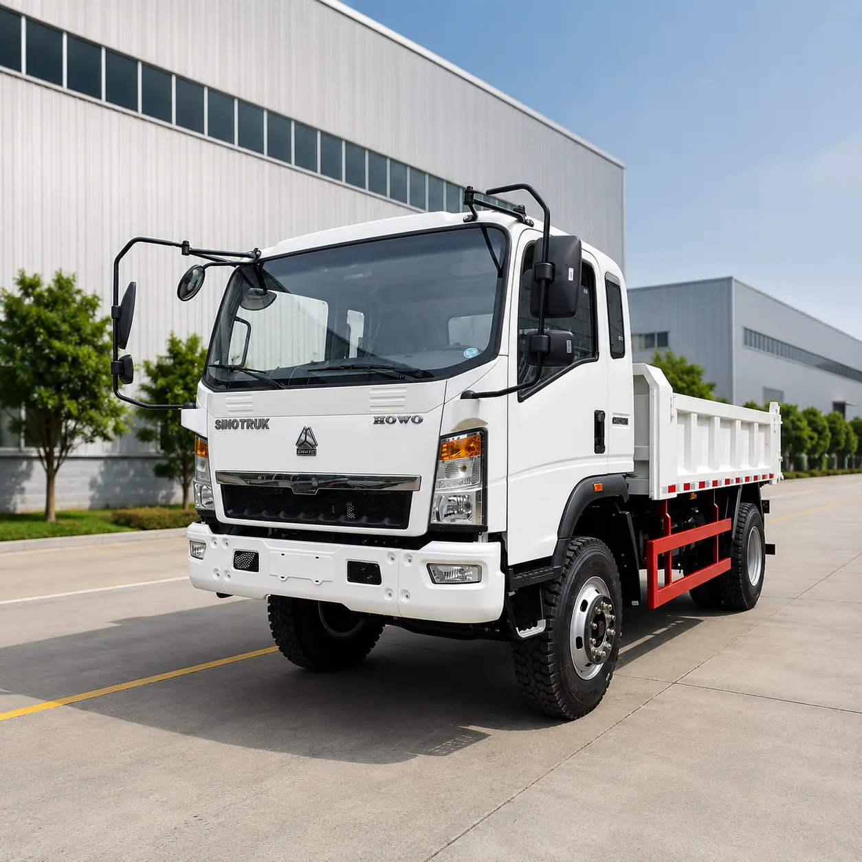 HOWO 4×2 Dump Truck 240 / 266 / 290 / 336HP Available product display