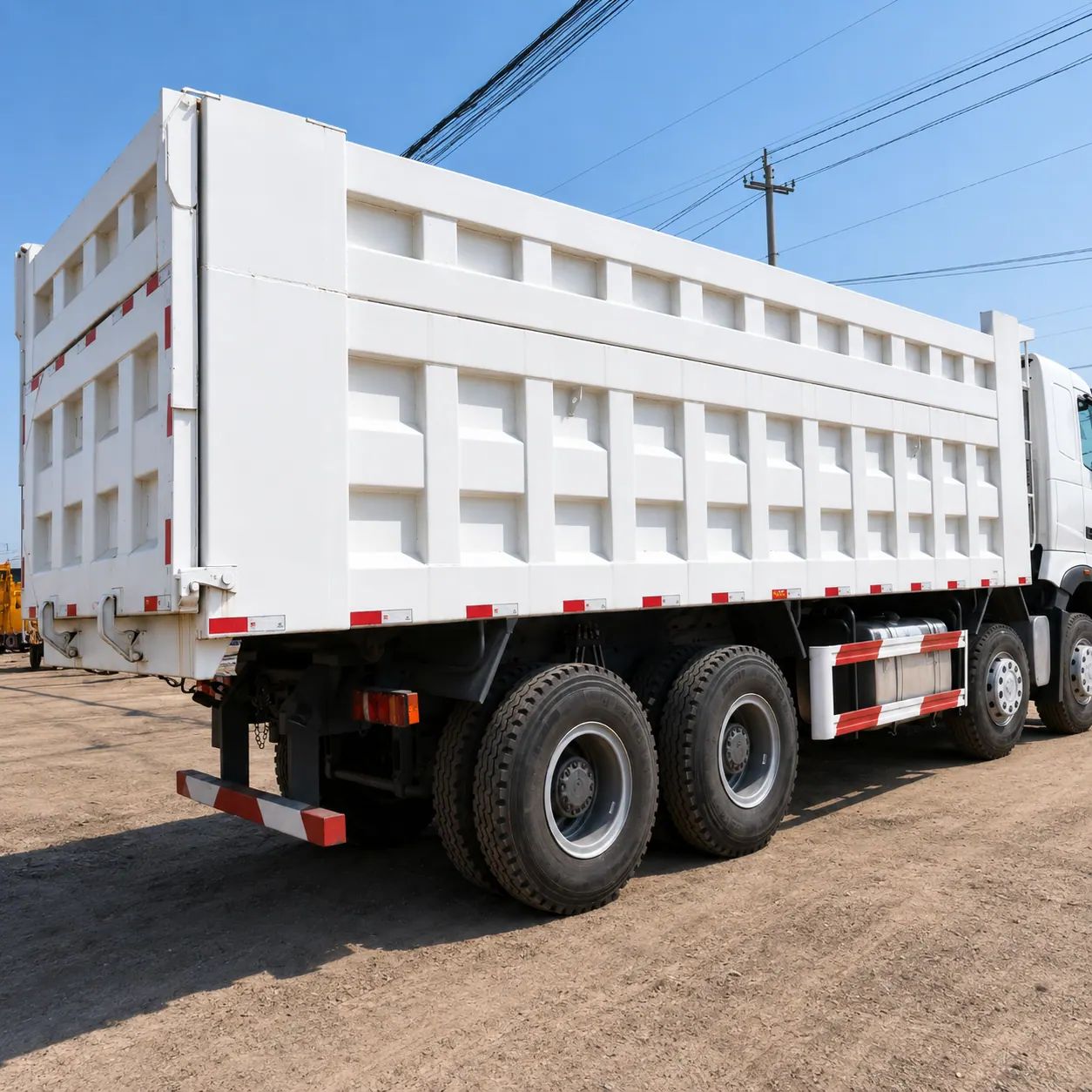 HOWO A7 8×4 Dump Truck 371 / 380 / 400 / 420HP Available detail photo