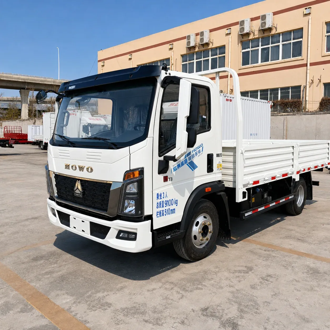 HOWO Commander / Commander PRO 4×2 Dropside Cargo Truck 130 / 140 / 160 / 170HP Available photo 1