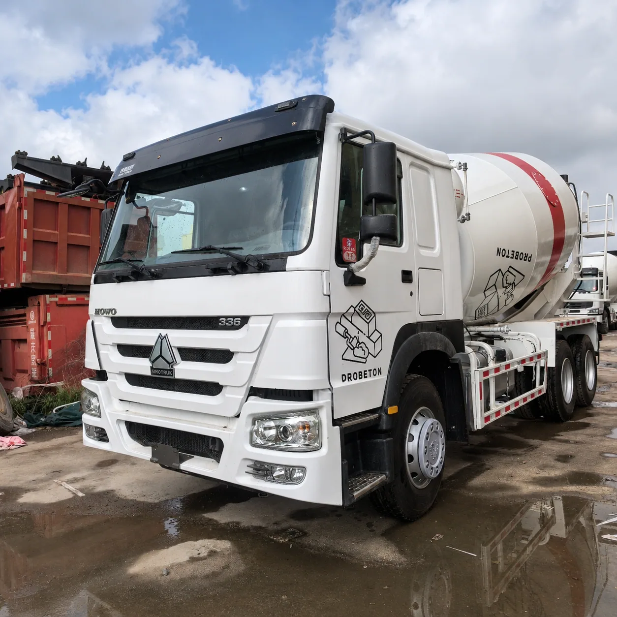HOWO Concrete Mixer Truck 340 / 380 / 400HP 6 / 8 / 10 / 12 / 14 / 16CBM Available detail photo