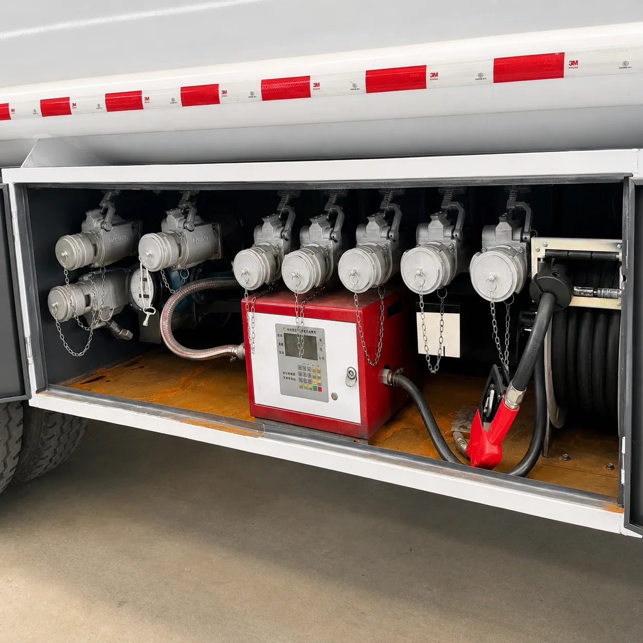 HOWO Fuel Tanker Truck 266 / 336 / 371 / 380 / 400HP 10 / 15 / 20 / 25 / 30CBM Available product display