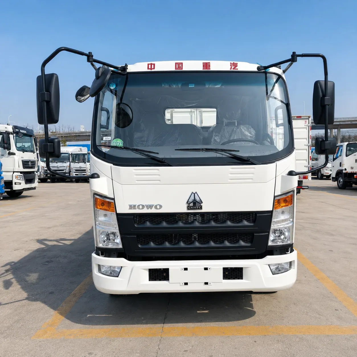 HOWO Hanjiang 4×2 Dropside Cargo Truck 116 / 130 / 140 / 160HP Available photo 1
