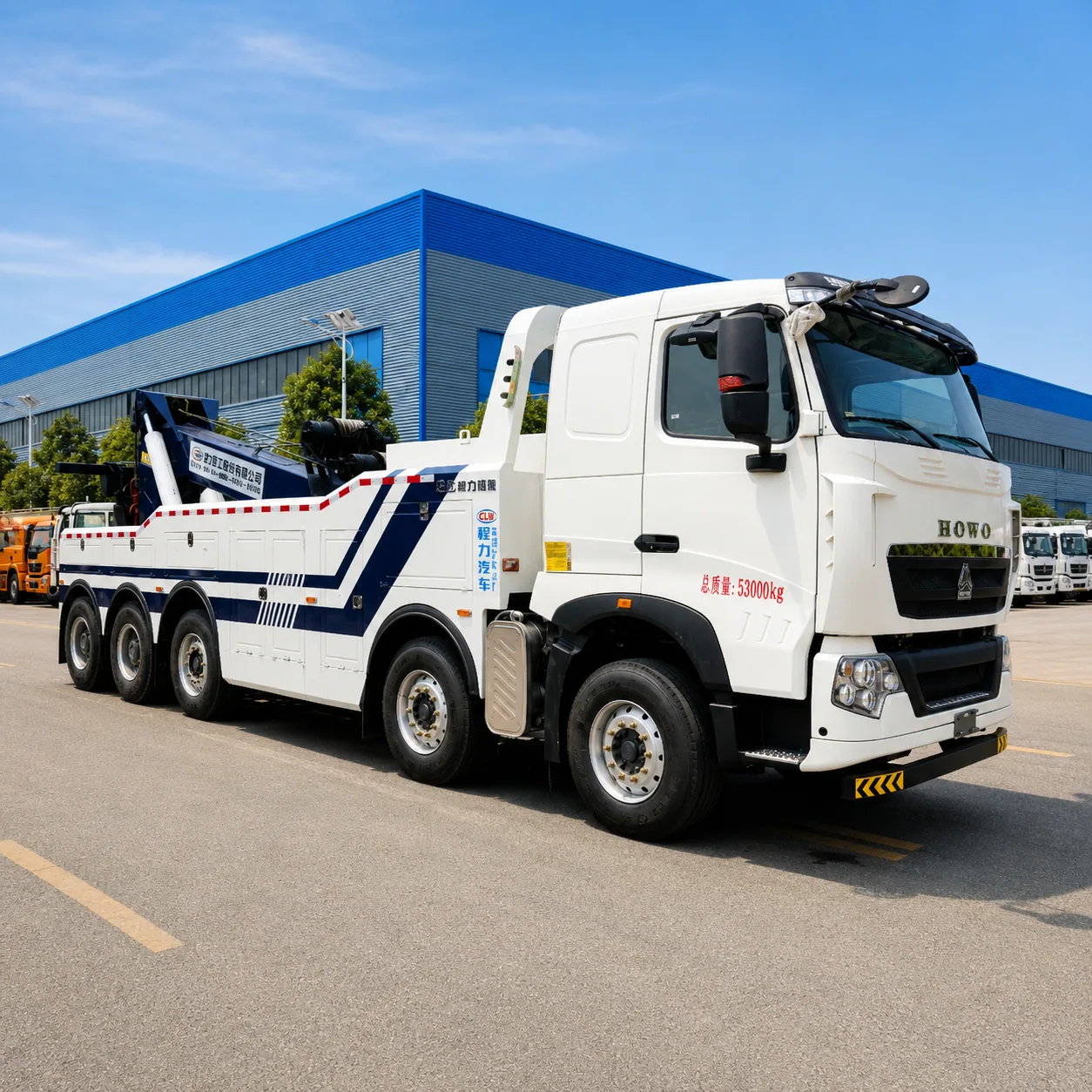 HOWO Heavy Duty Recovery Truck 336 / 371 / 380 / 400 / 430HP 20 / 25 / 30 / 40 / 50T Available detail photo