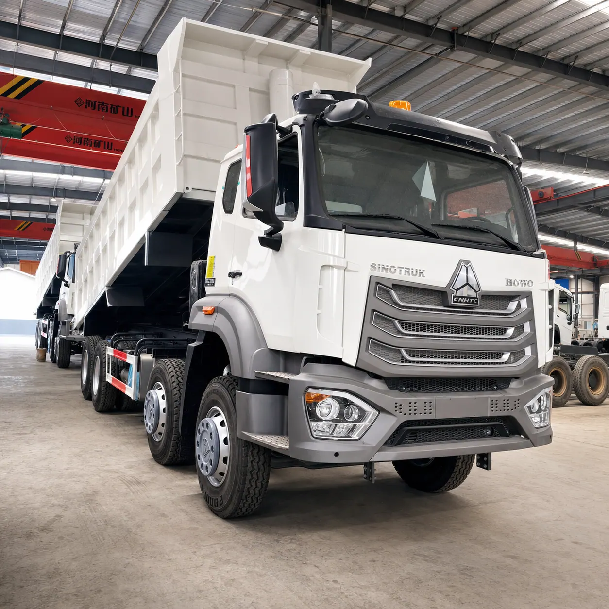 HOWO NX 8×4 Dump Truck 380 / 400 / 430HP Available product display
