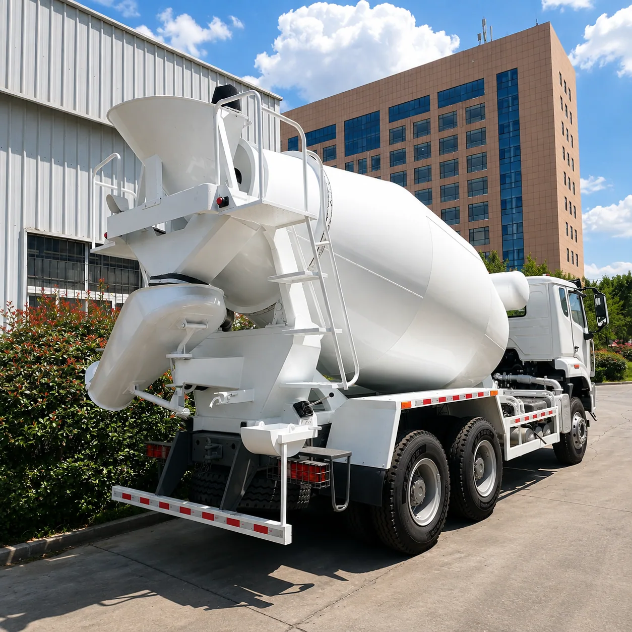 HOWO NX Concrete Mixer Truck 340 / 380 / 400HP 8 / 9 / 10 / 12CBM Available detail photo
