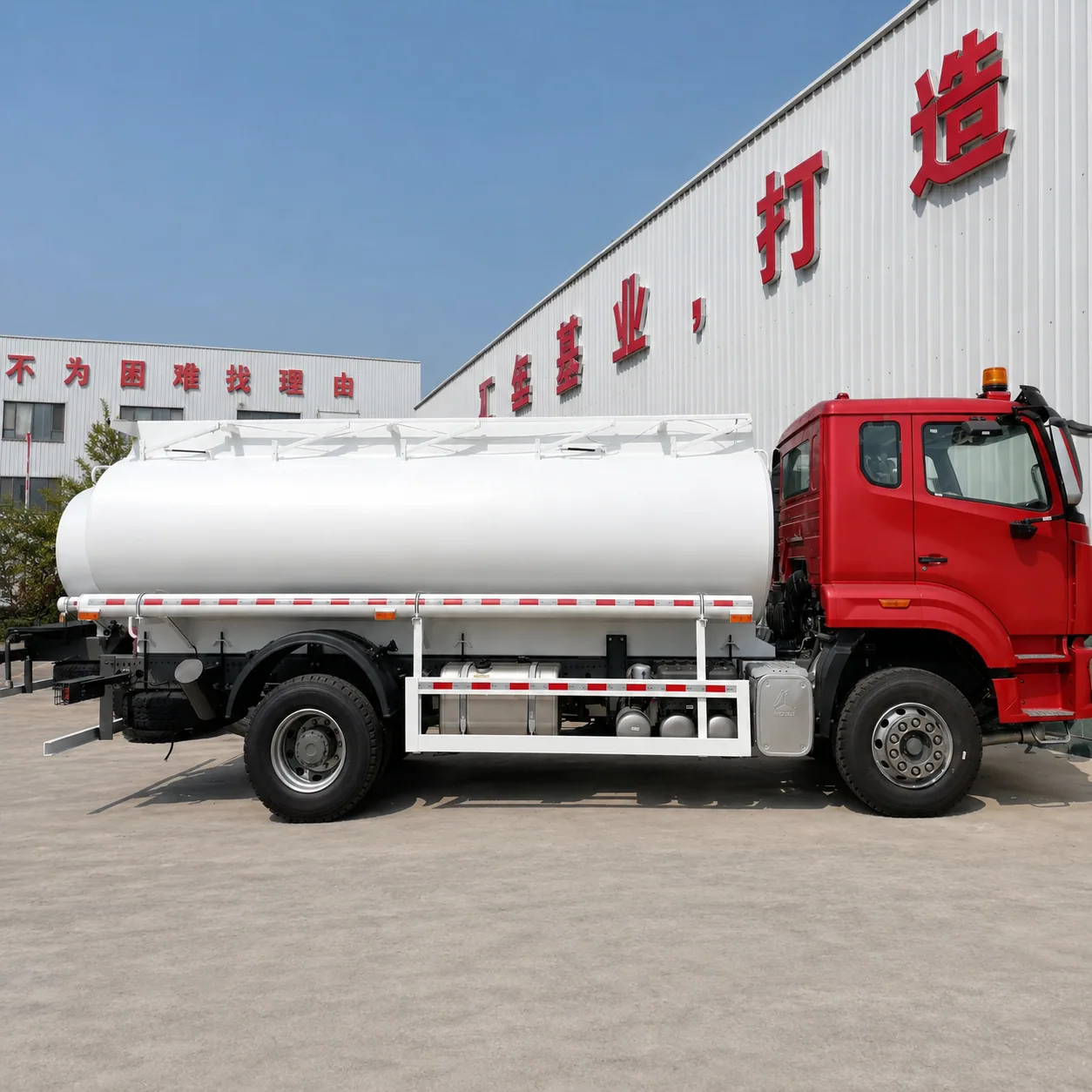 HOWO NX Fuel Tanker Truck 340 / 380 / 400 / 430HP 15 / 20 / 25 / 30CBM Available product display