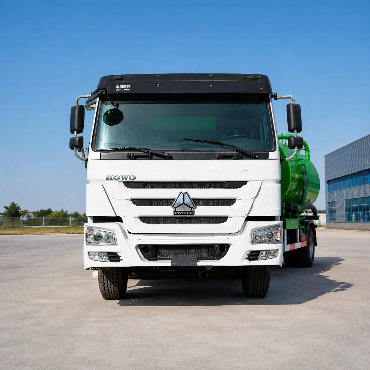 HOWO Sewage Suction Truck 266 / 336 / 371 / 380 / 400HP 10 / 12 / 15 / 20 / 25CBM Available product display