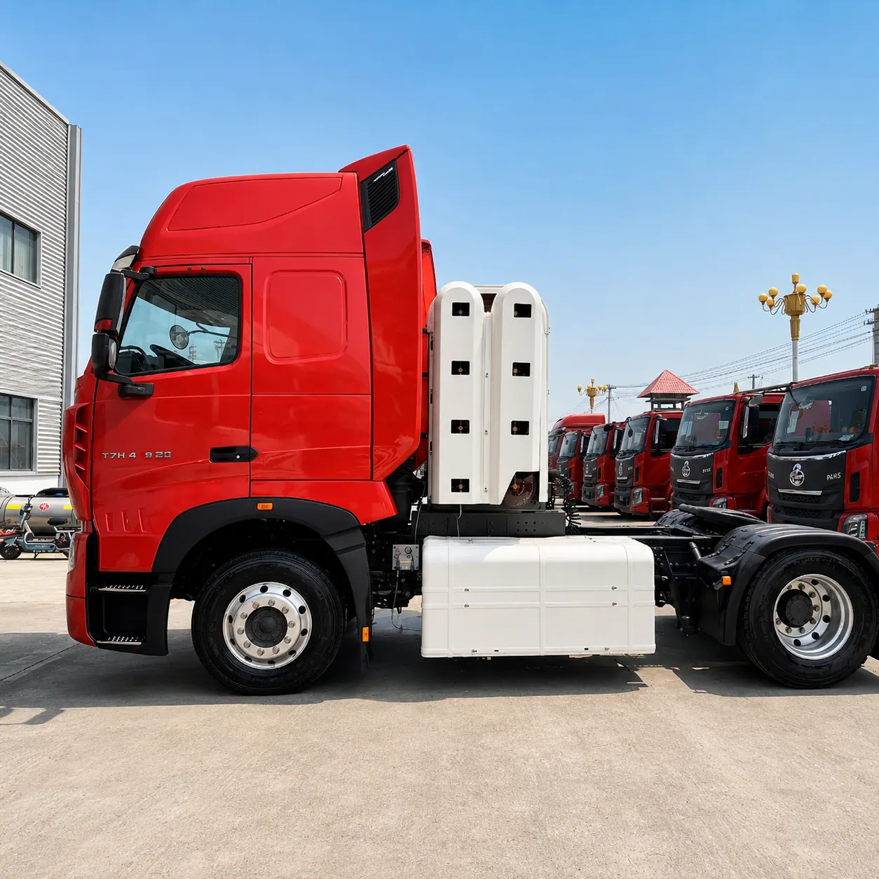 HOWO T7H / TH7 4×2 Tractor Truck 380 / 400 / 430 / 440 / 460 / 480 / 540HP Available product display