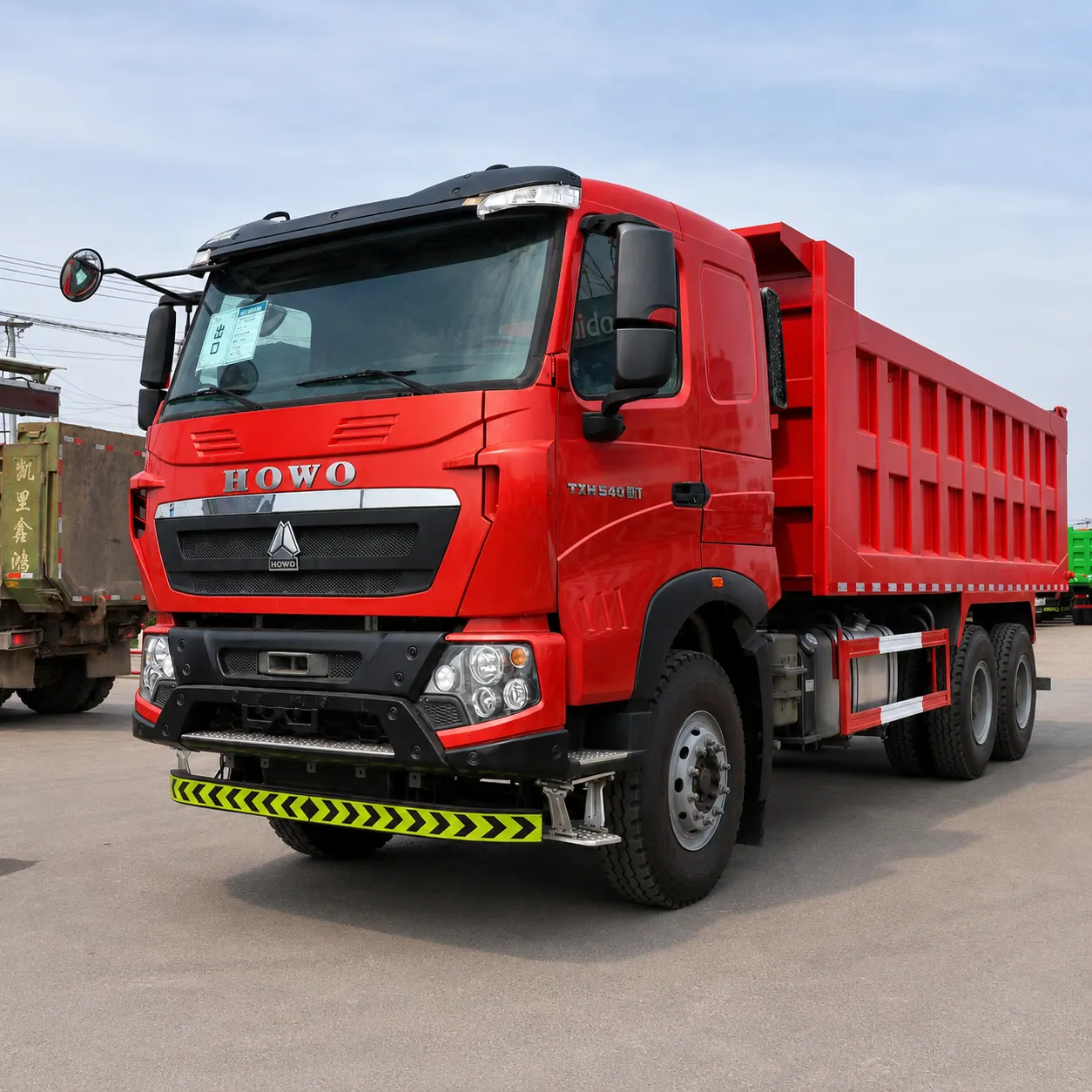 HOWO T7H / TH7 6×4 Dump Truck 380 / 400 / 430 / 460 / 540HP Available detail photo