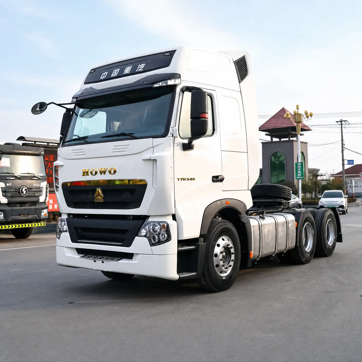HOWO T7H / TH7 6×4 Tractor Truck 380 / 400 / 430 / 460 / 480 / 540HP Available photo 1