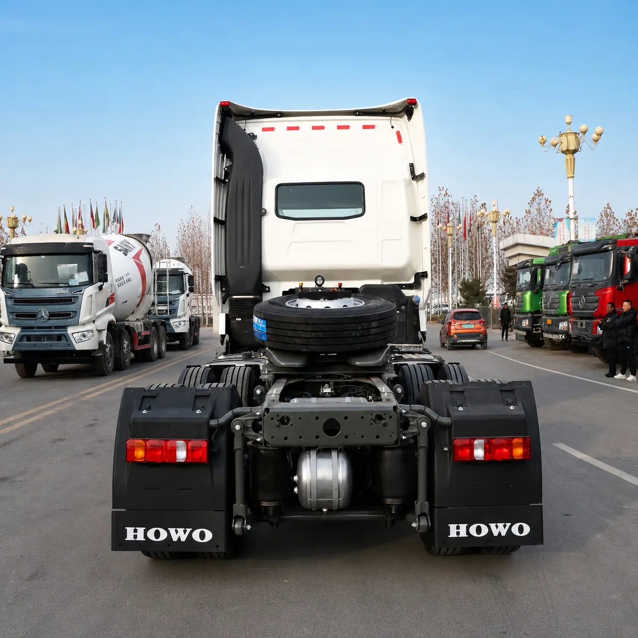 HOWO T7H / TH7 6×4 Tractor Truck 380 / 400 / 430 / 460 / 480 / 540HP Available detail photo