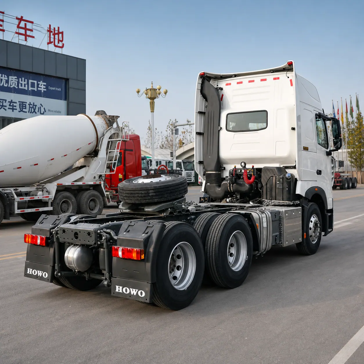 HOWO T7H / TH7 6×4 Tractor Truck 380 / 400 / 430 / 460 / 480 / 540HP Available detail photo