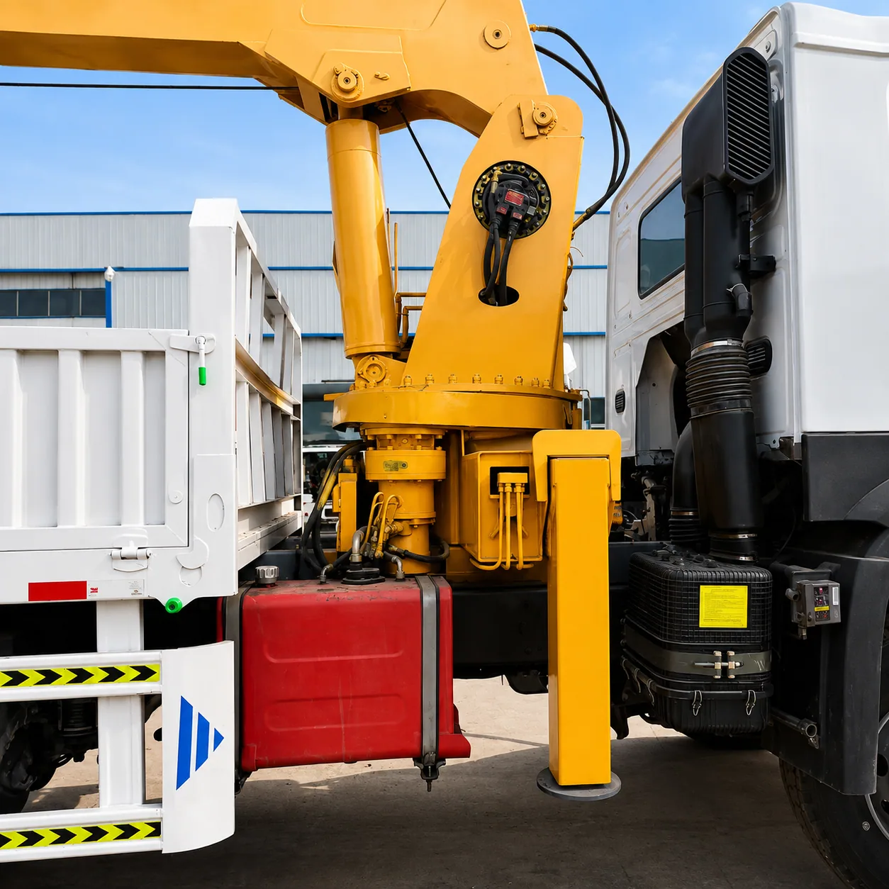 HOWO Truck Mounted Crane 160 / 266 / 336 / 371 / 380 / 400HP 5 / 6.3 / 8 / 10 / 12 / 14 / 16T Available product display