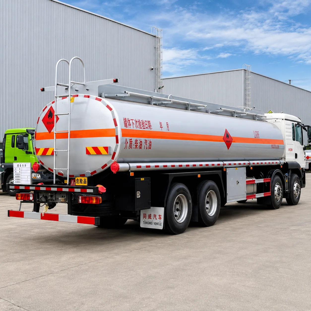 HOWO TX Fuel Tanker Truck 340 / 380 / 400 / 430HP 15 / 20 / 25 / 30CBM Available product display